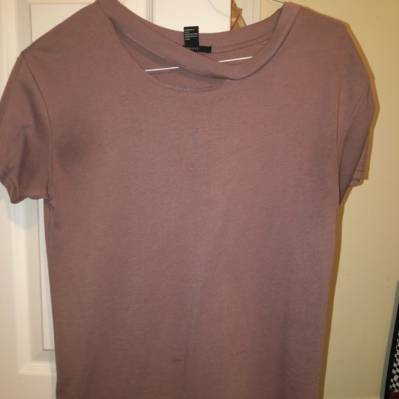 Mauve Crewneck w Small Cutout - Picture 1 of 1